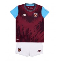 Stroje piłkarskie West Ham United Koszulka Podstawowej dla dzieci 2026-27 Krótki Rękaw (+ szorty)